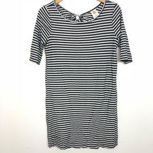 We The Free Dress Black White Striped